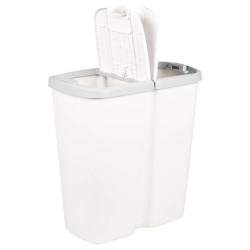 Bac à déchets Blanc 48,5 x 28 x 51 cm PP 645462645462