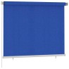 Store roulant d'extérieur 185 (l) x 140 (H) cm bleu HDPE 645464645464
