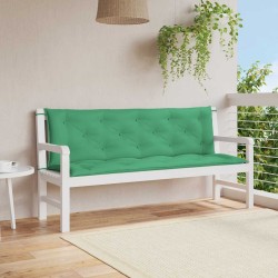 Coussin de banc de jardin vert 150x(50+50)x7 cm tissu oxford 645468645468