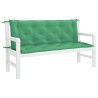 Coussin de banc de jardin vert 150x(50+50)x7 cm tissu oxford 645468645468