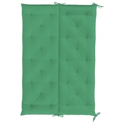Coussin de banc de jardin vert 150x(50+50)x7 cm tissu oxford 645468645468