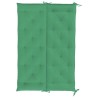 Coussin de banc de jardin vert 150x(50+50)x7 cm tissu oxford 645468645468