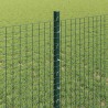 Clôture en fil soudé avec poteaux 100 x 0,8 m Vert Maille 645471645471