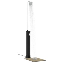 Douche Solaire avec Tête de Douche 20 l Noir 645473645473