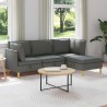 Canapé modulaire avec rangement 4 pcs Gris foncé Tissu 645479645479