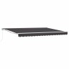 Auvent rétractable manuel Anthracite 5 × 3,5 m 645488645488