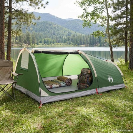 Tente de randonnée imperméable 1 personne 1-Personne Vert 645497645497