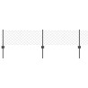 Clôture grillagée avec poteau 10 x 0,4 m Acier recouvert de PVC 645498645498