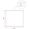 Écran de confidentialité pour balcon 180 x 200 cm 645499645499