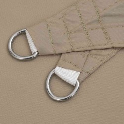Voile d'ombrage taupe 2x2x2 m 100% polyester Oxford 645500645500