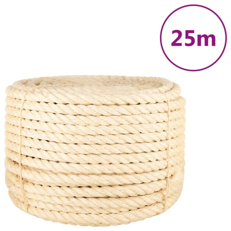 Corde 100 % sisal 20 mm 25 m 645507645507