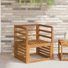 Accoudoirs 2 pcs Marron 59 x 4 x 73 cm Bois d'ingénierie 645509645509