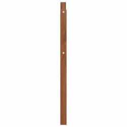 Accoudoirs 2 pcs Marron 59 x 4 x 73 cm Bois d'ingénierie 645509645509