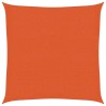 Voile d'ombrage 160 g/m² Orange 2,5x2,5 m PEHD 645512645512