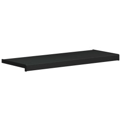 Appui de fenêtre Noir avec grain de bois 80 x 35 x 4,5 cm PVC 645522645522