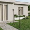 Ensemble de lampadaires 2 pc Noir 16 x 16 x 156 cm 645552645552