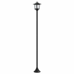 Ensemble de lampadaires 2 pc Noir 16 x 16 x 156 cm 645552645552