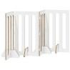 Clôture pliable pour animaux 4 pcs Chêne Artisanal 645565645565
