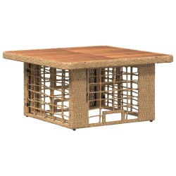 Ensemble de salle à manger pour jardin 3 pcs Nature et Blanc 645568645568