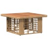 Ensemble de salle à manger pour jardin 3 pcs Nature et Blanc 645568645568