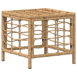 Ensemble de salle à manger pour jardin 3 pcs Nature et Blanc 645568645568