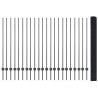Clôture en fil soudé avec poteaux 50 x 1,4 m Gris Maille 645571645571