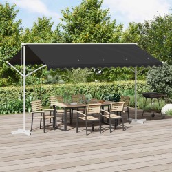 Auvent autoportant 4 × 3 m Polyester Anthracite 645579645579