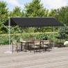 Auvent autoportant 4 × 3 m Polyester Anthracite 645579645579