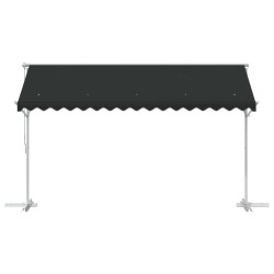 Auvent autoportant 4 × 3 m Polyester Anthracite 645579645579