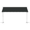 Auvent autoportant 4 × 3 m Polyester Anthracite 645579645579