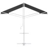 Auvent autoportant 4 × 3 m Polyester Anthracite 645579645579