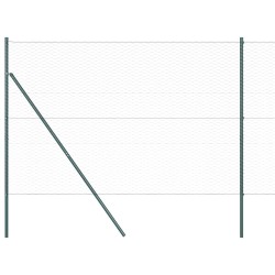 Fixation au sol hexagonale 100 x 1,5 m Acier recouvert de PVC 645585645585