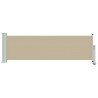 Auvent latéral 80 x 300 cm 100% polyester fer acier 645591645591