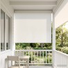 Store roulant extérieur protection UV Blanc Polyester 645596645596