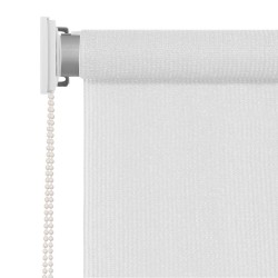 Store roulant d'extérieur blanc 85 (l) x 140 (H) cm HDPE 645597645597