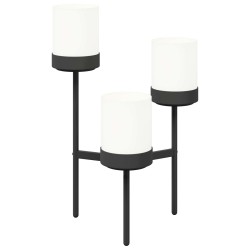 Stand à fleurs Blanc 54 x 49 x 81 cm PP et Acier 645599645599