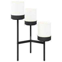 Stand à fleurs Blanc 54 x 49 x 81 cm PP et Acier 645599645599