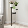 Stand à fleurs Blanc 42 x 39,5 x 125 cm PP et Acier 645602645602