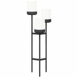 Stand à fleurs Blanc 42 x 39,5 x 125 cm PP et Acier 645602645602