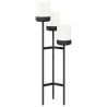 Stand à fleurs Blanc 42 x 39,5 x 125 cm PP et Acier 645602645602