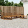 Ensemble de canapés d'extérieur 6 pcs Naturel 645604645604