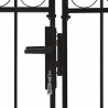 Portail de clôture ASSEN à double porte avec arc en acier 400x175 cm 645607645607