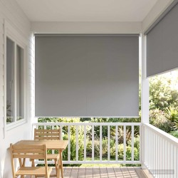 Store roulant extérieur protection UV Gris clair Polyester 645609645609