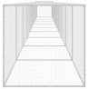 Poulailler avec toit gris clair 1003x98x90 cm acier galvanisé 645619645619