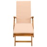 Chaise longue inclinable et pliable 55 x 146 x 91 cm 645624645624