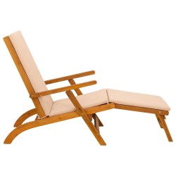 Chaise longue inclinable et pliable 55 x 146 x 91 cm 645624645624