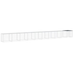 Poulailler avec toit anthracite 1003x98x90 cm acier galvanisé 645625645625