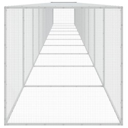Poulailler avec toit anthracite 1003x98x90 cm acier galvanisé 645625645625