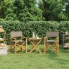 Chaise de directeur 100% Polyester Teck Solide 645626645626