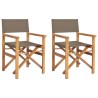 Chaise de directeur 100% Polyester Teck Solide 645626645626